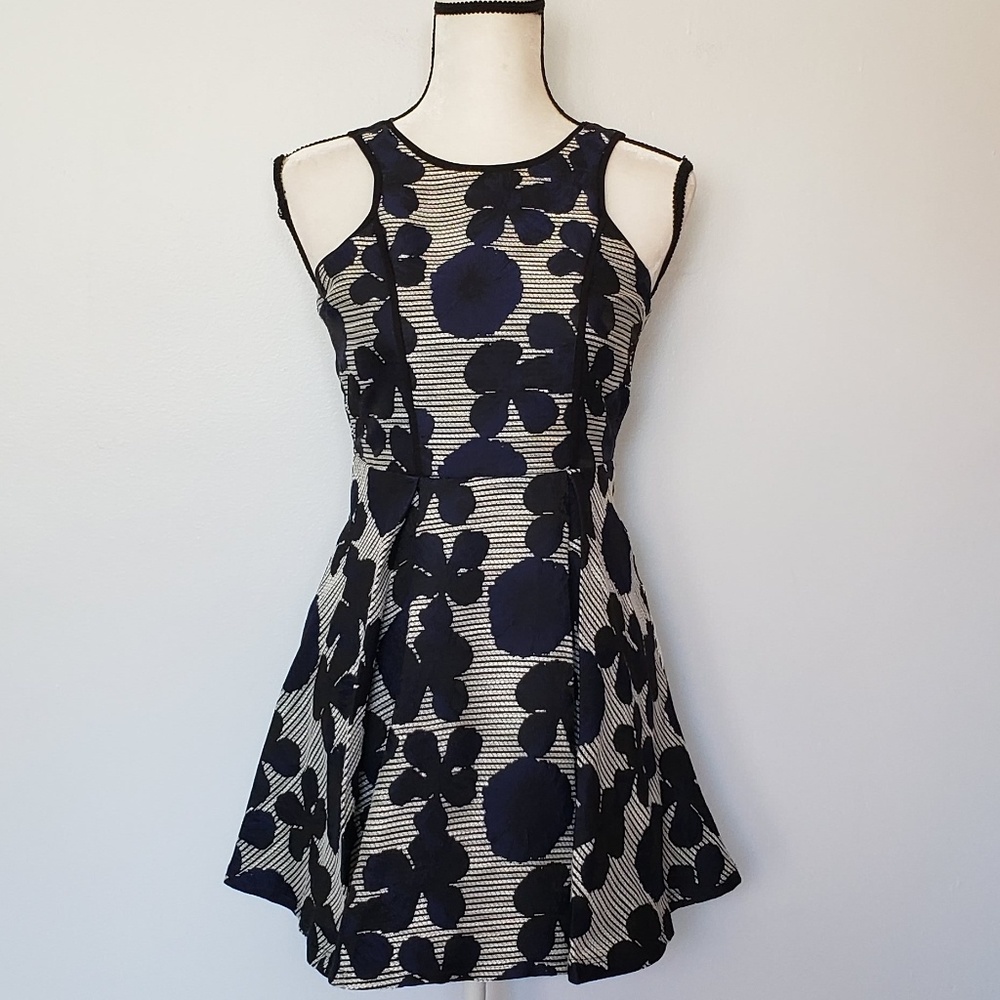 MISS BEHAVE pleated fit and flare dress 14 girls